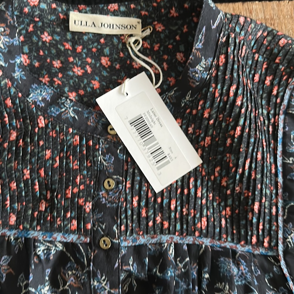 Ulla Johnson Luise dress midnight size 4 with tags - Picture 6 of 7